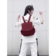 YONAIGA + Original ins Estilo Simples Único All-Match Textura Pequena Mochila Estudante Mochila Homens Mulheres Mochila