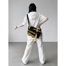 YONAIGA + Original ins Design Funcional Sentindo Homens Mulheres Nicho Único Na Moda Legal Ombro Bolsa Mensageiro Mochil