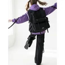 YONAIGA + Original ins Ferramentas de Grande Capacidade Estilo Design Sensação Masculino Casual All-Match Mochila Femini