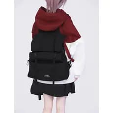 YONAIGA + Original Street Wear Mochila de Viagem Masculina Bolsa de Computador de Grande Capacidade Bolsa Escolar Estuda