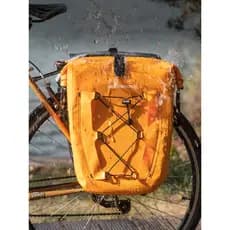 Rock Brothers Bolsa de prateleira à prova d'água Bolsa de bicicleta Mochila de armazenamento de estrada de longa distânc