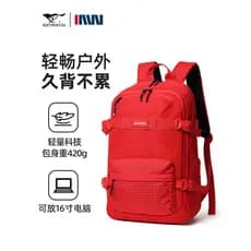 Mochila masculina sete lobos 2025 novo estilo de grande capacidade multifuncional na moda Casual mochila Campus mochila