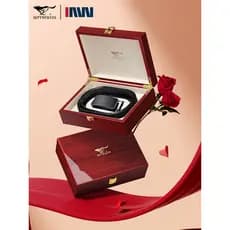 Sete lobos cinto masculino High-End couro genuíno negócios fivela automática cinto requintado moda feriado presente caix