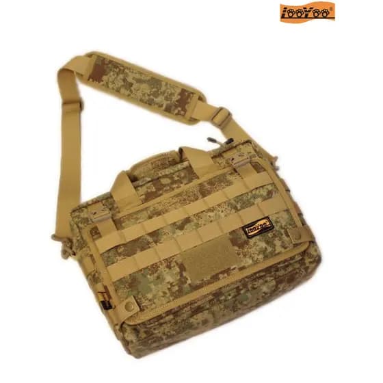 Road Tour A7 bolsa de ombro para computador, bolsa ao ar livre de 13 polegadas, ventilador militar, tecido de Nylon, neg