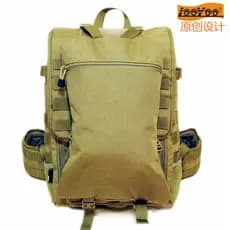 Road Tour A23 ventilador militar carga-rolamento mochila tática resistente ao ar livre 3P saco de ataque molle montanhis