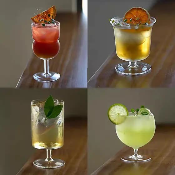 Copo de coquetel de vidro criativo exclusivo Bar Martini vidro influenciador taça café bebida vidro champanhe