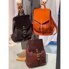 Retro primeira camada saco de couro feminino cobre puro ferragem artesanal mochila couro genuíno 2026 novo estilo moda g