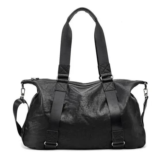 F Primeira Camada Vegetal Curtido Couro Bolsa de Grande Capacidade Bolsa de Viagem Masculina Casual Bolsa Masculina Mes