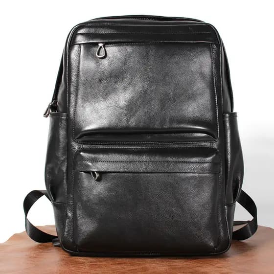 High-End primeira camada de couro masculino saco mochila de couro genuíno grande capacidade saco de viagem mochila moda