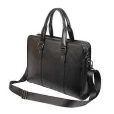 Novo estilo de couro genuíno masculino simples maleta Casual negócios primeira camada bolsa para portátil 47cm bolsa mas