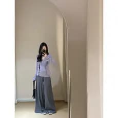 NALYSA trompete manga com decote em v Cardigan de malha feminino estilo curto camisola de duas peças estilo coreano topo