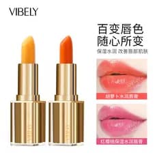 Vibili VIBELY Hidratante Hidratante Batom que muda de cor Copo antiaderente Outono Inverno Batom Nu Cenoura Micro Billy