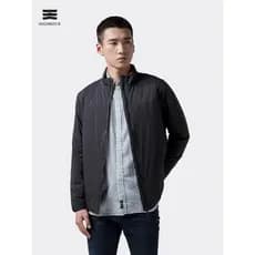 HIGHROCK Tianshi ao ar livre outono inverno acolchoado jaqueta masculina curta sem capuz gola alta jaqueta acolchoada ja