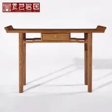 Estojo de tira de mesa budista para móveis de mogno, para mesa, madeira wengué, caixa de cabeça, todo em madeira maciça,