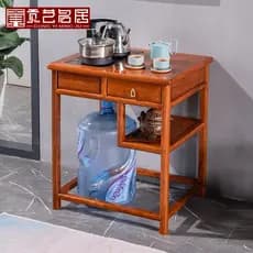 Móveis de mogno mianmar jacarandá armário de chá estilo chinês fogão de indução chá Waterwheel mesa de chá de madeira ma
