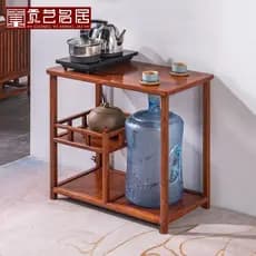 Móveis de mogno Mianmar Rosewood Mesa de centro estilo chinês Mesa de canto Varanda Mesa de chá Rack de água para chá Pr