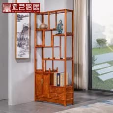 Móveis de mogno todo jacarandá duoaoge Bogu suporte estilo chinês divisória de entrada de madeira maciça ouriço vermelho