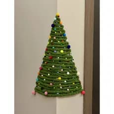 Canto árvore de natal diy lã árvore de natal Material pacote sala estar quarto atmosfera decoração natal ornamentos