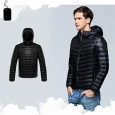2025 outono inverno novo estilo leve jaqueta com capuz curto pato branco jaqueta quente
