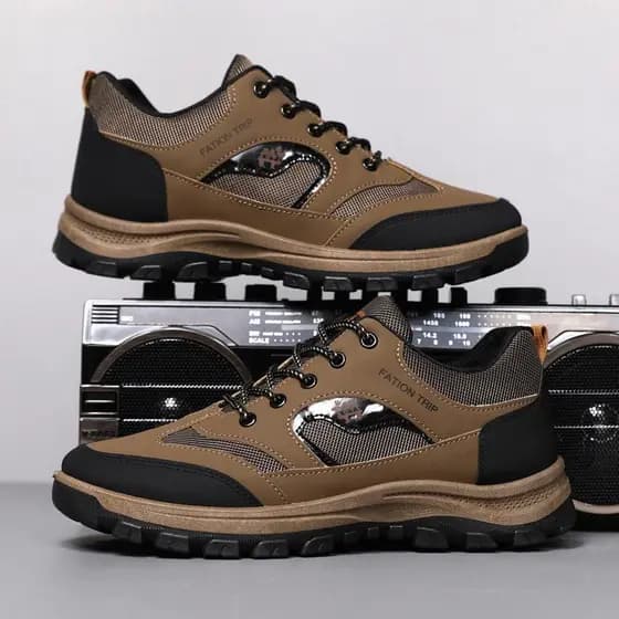 Cross-Border camelo papai sapatos antiderrapantes tênis de lã sapatos quentes livre idosos na moda todos @-