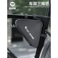 Western Rider saco de bicicleta tubo superior saco cruz feixe triângulo saco de estrada Mountain bike quadro saco de arm