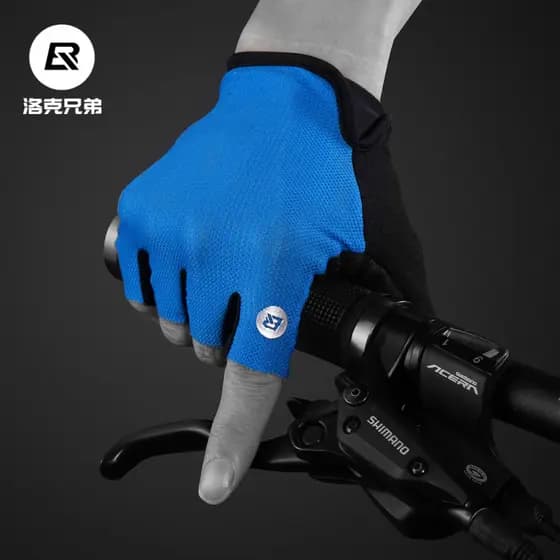 Rock Brothers Luvas de Ciclismo Luvas de Meio Dedo Homens Mulheres Antiderrapantes Respiráveis Mountain Bike Ciclismo E