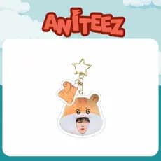DC3 ATEEZ Yeosang Acrílico Chaveiro Mochila Pingente Acessórios De Desenho Animado Estrelas Periferia