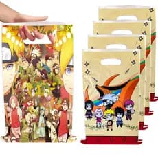 10-50 Peças Sacos De Presente Para Meninos Cômicos Decorações De Festa De Aniversário Chá De Bebê Narutoed Pacote De Bis