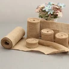 Rolo De 5m Fita Rústica Juta Burlap Rustic Hessian De Casamento Decoração/DIY material Artesanal/Cânhamo Natural Para Em