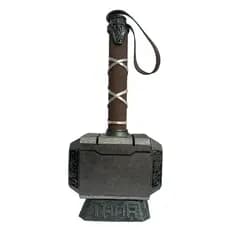 Martelo Thor Mjolnir com Base 45cm | Decoração Geek Colecionável Vingadores