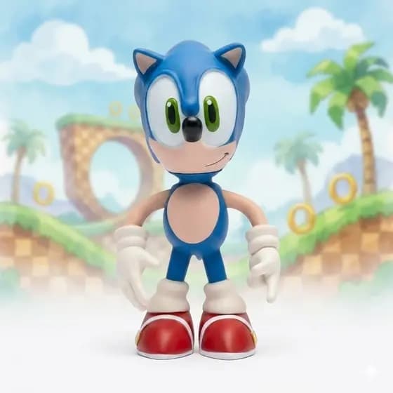 Boneco Sonic Action Figure 23 cm Alta Qualidade PVC