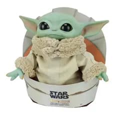 Boneco Baby Yoda The Child Star Wars Grogu The Mandalorian 18cm Colecionável Decorativo Realista