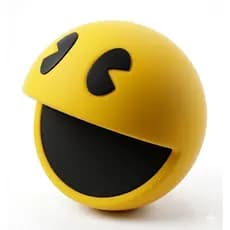 Luminária PAC MAN  Abajur decorativo 23cm