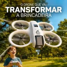 Drone Infantil com Câmera HD K6 Neo Mini Controle Remoto Mini Drone para Crianças Fácil de Voar