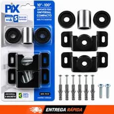 Suporte Tv e Monitor Fixo Universal até 100 Polegadas Led Smart LCD 4K Paínel e Parede Kit 1/2/3 Unidades