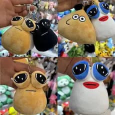 Novo estilo de brinquedo de pelúcia Pou, boneca de pelúcia alienígena para animais de estimação, jogo Popular <My Pet Al