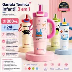 LD Garrafa Térmica 800ML Aço 316 Retém Temperatura 24 Horas Garrafa Térmica Presente Criativo