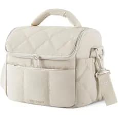 BAGSMART Bolsas Térmicas para Almoço Femininas, Bonita Lancheira Acolchoada, Bolsa Térmica Leve e Impermeável, Reutilizá