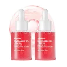 Sérum de Niacinamida 10% + Ácido TXA 4% para o Rosto, Sérum de Ácido Hialurônico para Mulheres, Pele Opaca e Linhas Fina