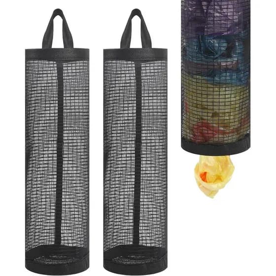 Suporte para Sacolas Plásticas Mozeat Lens 2Pack, Organizador de Sacolas Plásticas para Pendurar, Dispensador de Armazen