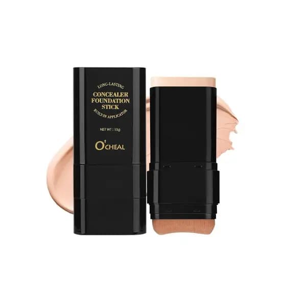 O'CHEAL Bastão de Contorno para Rosto, Base de Longa Duração, Leve, Iluminador, Corretivo para Imperfeições, Maquiagem d