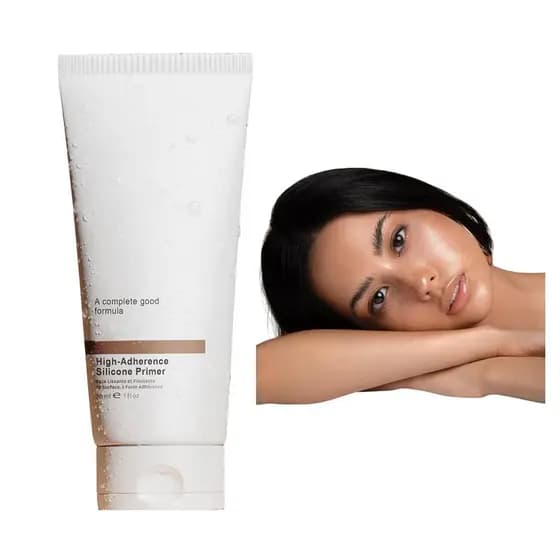 Primer Facial de Silicone – Base de Maquiagem Hidratante Sem Óleo que Reduz Poros, Retém a Hidratação e Suaviza a Pele –