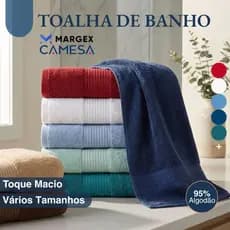 Toalha De Banho Algodão Grande Macia Absorvente Secagem Rápida Luxo