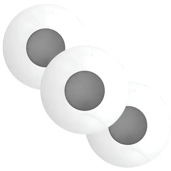 Kit 5 Sensores de Presença Residencial de Teto Exatron Smart X-Control Automático Sensor de Movimento Interno Fotocélula