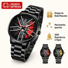 Relógio Masculino Estilo Mecânico Quartz 30M Design Mecânico Esportivo Para Estudante Cores Clássicas Presente