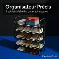 5 Andares 15 Pares Premium Sapateira De Porta Organizadora Para Sapatos Organizador Quarto Sapateira NOVO 2026