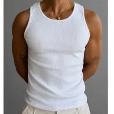 Regata Masculina Canelada Slim Fit Academia Casual Ajustada Fitness Premium Estilo EstreeWear