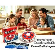 【Versão Em Portuguesa】Jogo De Alfabeto Louco Infantil Usopoly Tapple Word Board Game Pacote Rápido 24cm