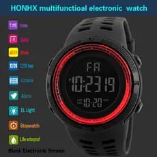 Relógio, relógio digital masculino LED 1251 para esportes ao ar livre de estudantes e adultos