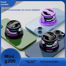 Caixa de som Bluetooth, caixa de som sem fio G200, mini portátil multifuncional para conexão com celular